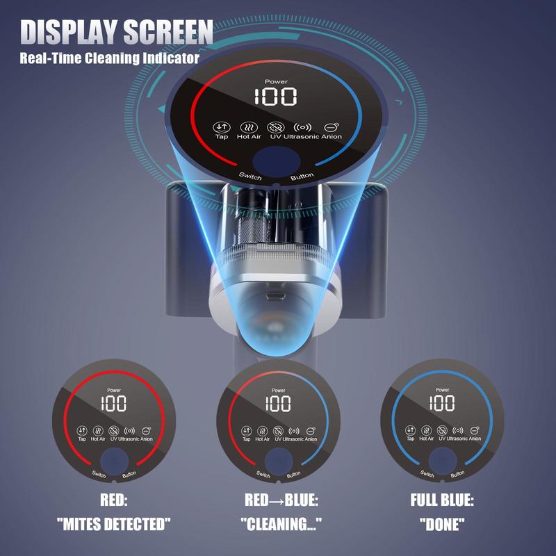 Deep Cleaning UV Bed Vacuum with Heat
