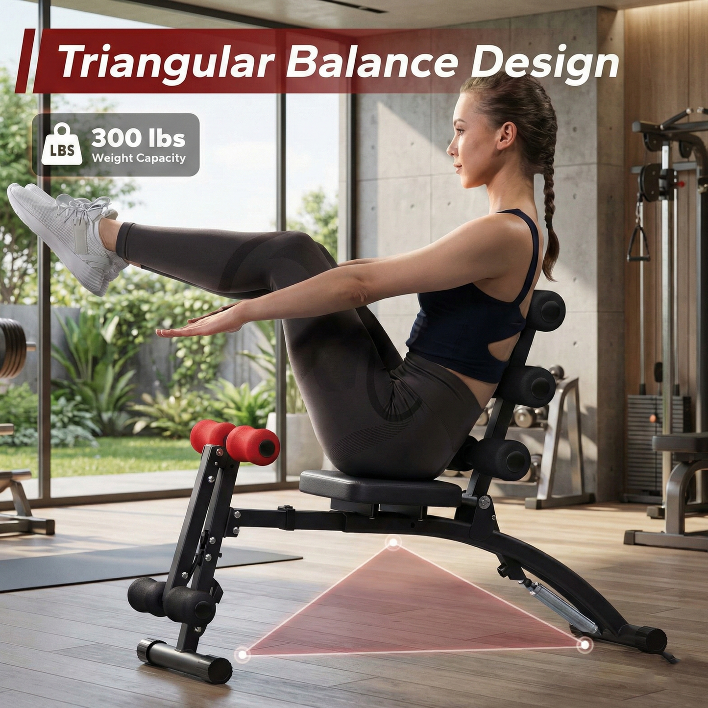 Home Gym Strength Training Exercise Bench