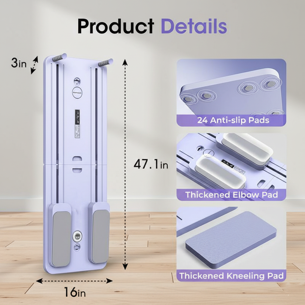 Multi Functional Foldable Pilates Training Board