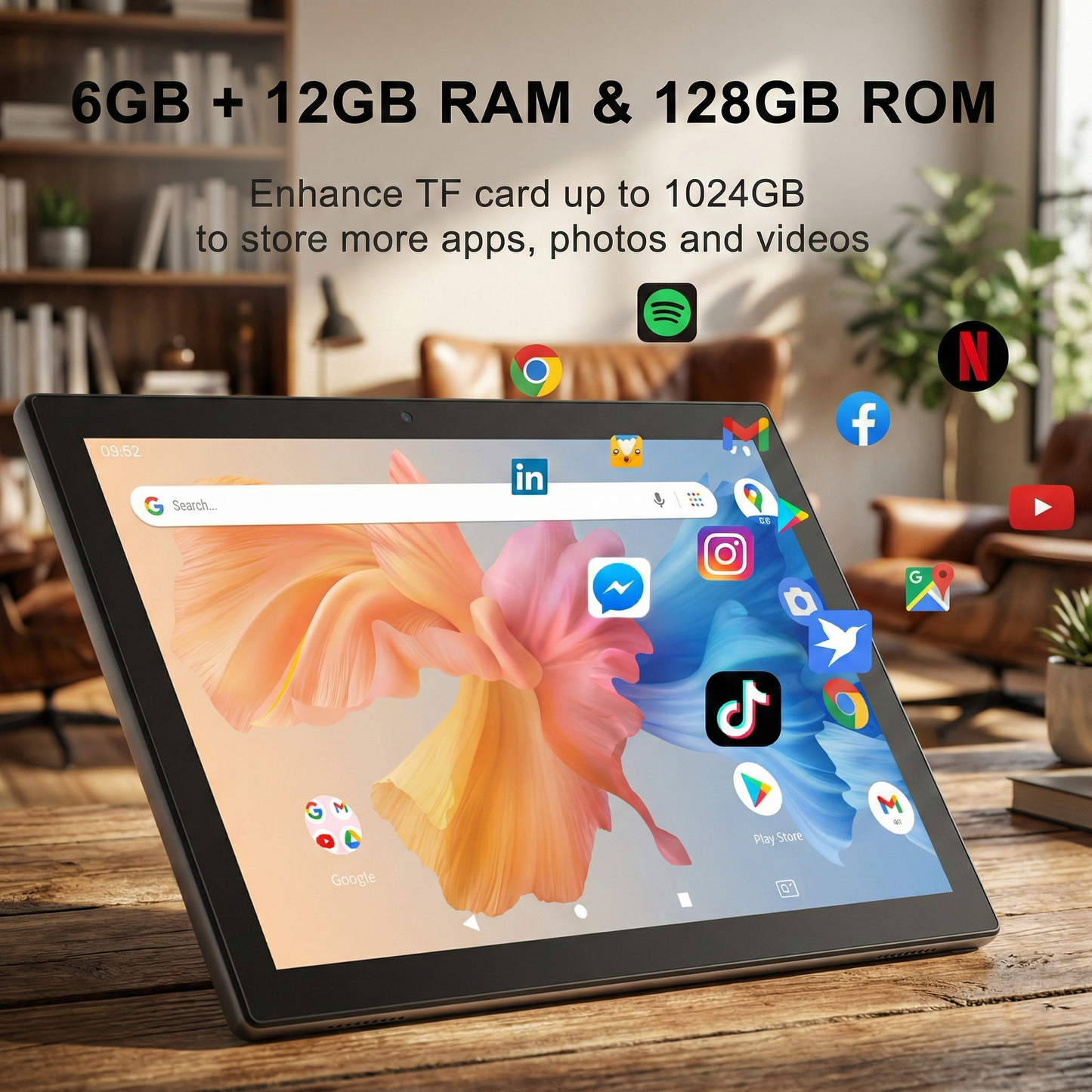 10.1-inch Android Tablet Bundle