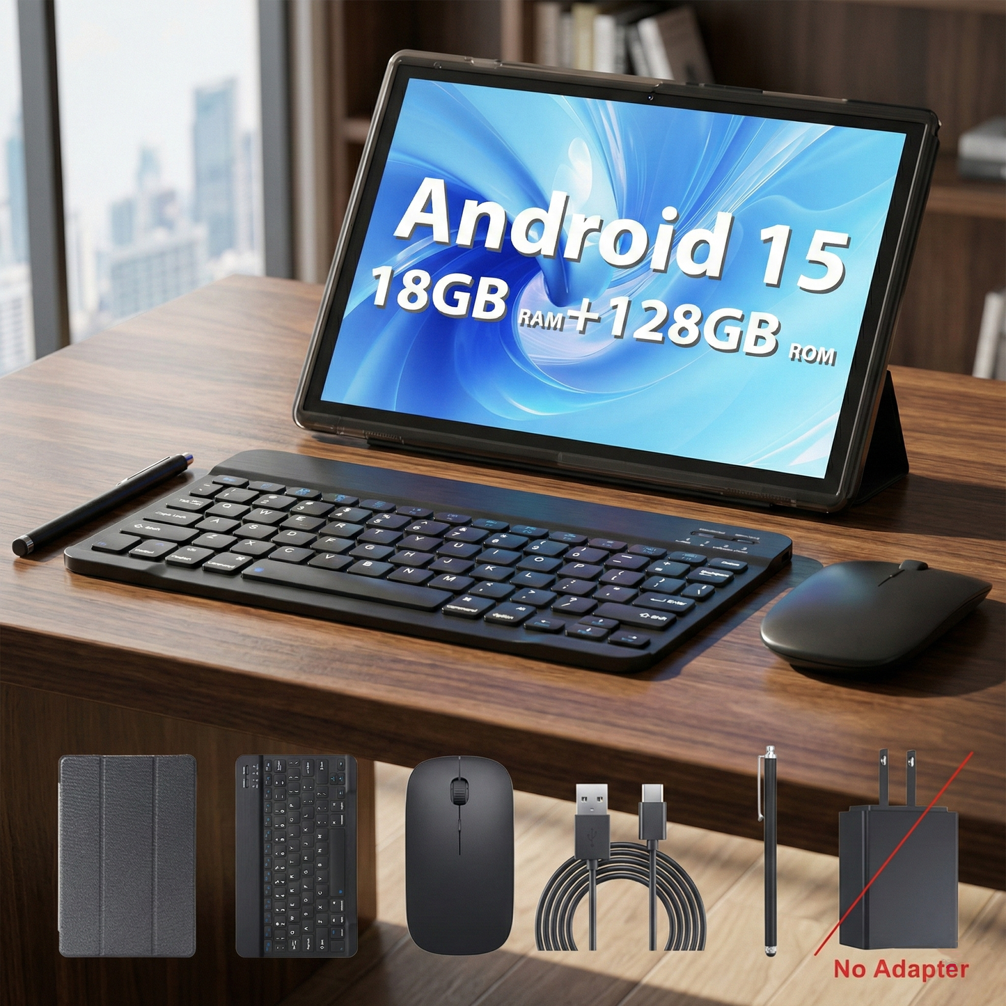 10.1-inch Android Tablet Bundle