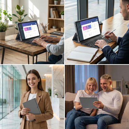 10.1" Android 15 2-in-1 Tablet