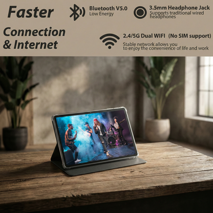 10.1" Android 15 2-in-1 Tablet