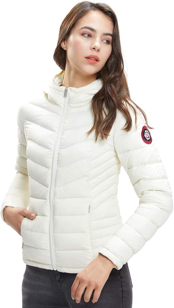 Down Jacket for Women in Pure
