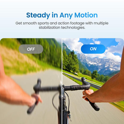 4K Cinematic Waterproof Action Camera 3-Hour Battery