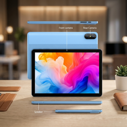 10.1" Tablet, Android 14, Keyboard, Mouse, Stylus