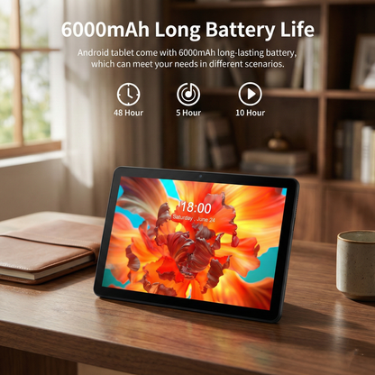 10.1" Tablet, Android 14, Keyboard, Mouse, Stylus