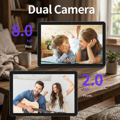 10.1" Tablet, Android 14, Keyboard, Mouse, Stylus