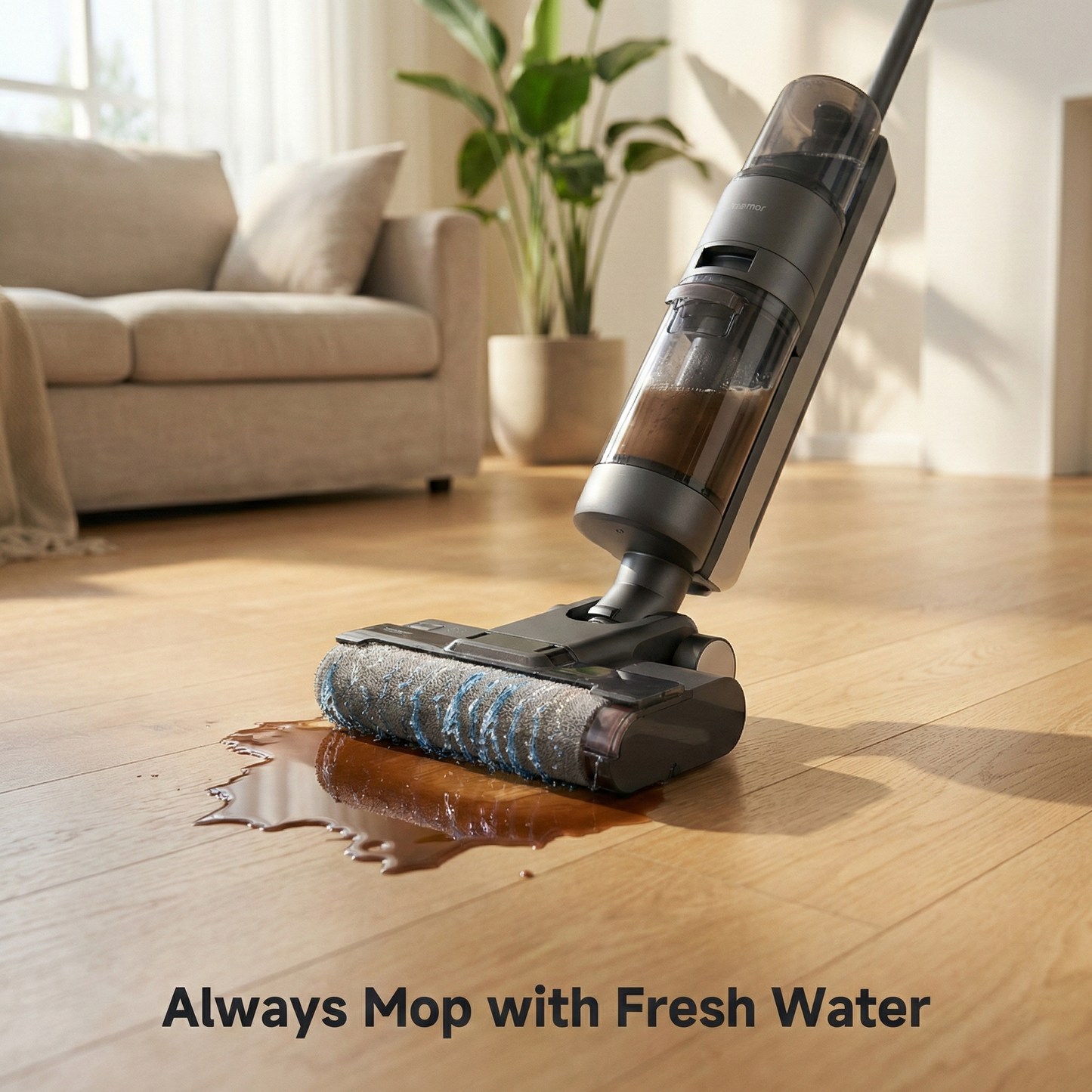 Cordless Auto-Clean Floor Mop Vacuum