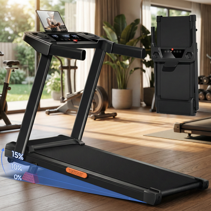 Folding Incline Treadmill for Home