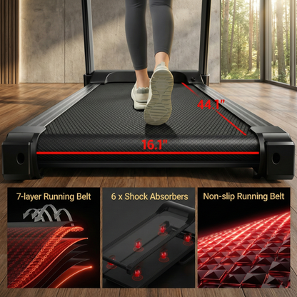 Folding Incline Treadmill for Home