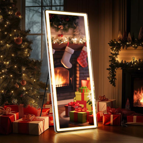 Full Length LED Mirror With Dimmable Lights