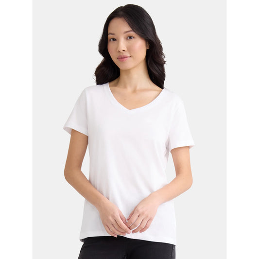Women's Cotton V-Neck Tee