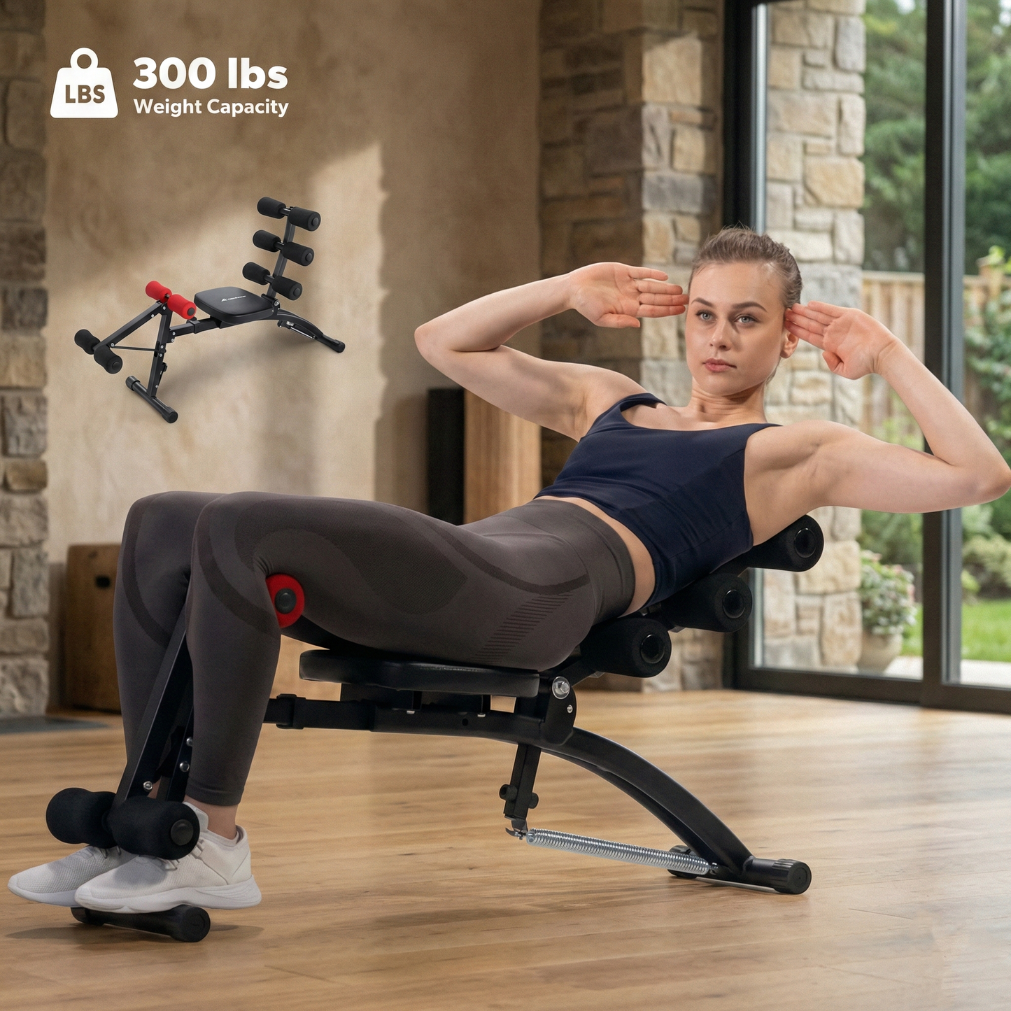 Home Gym Strength Training Exercise Bench