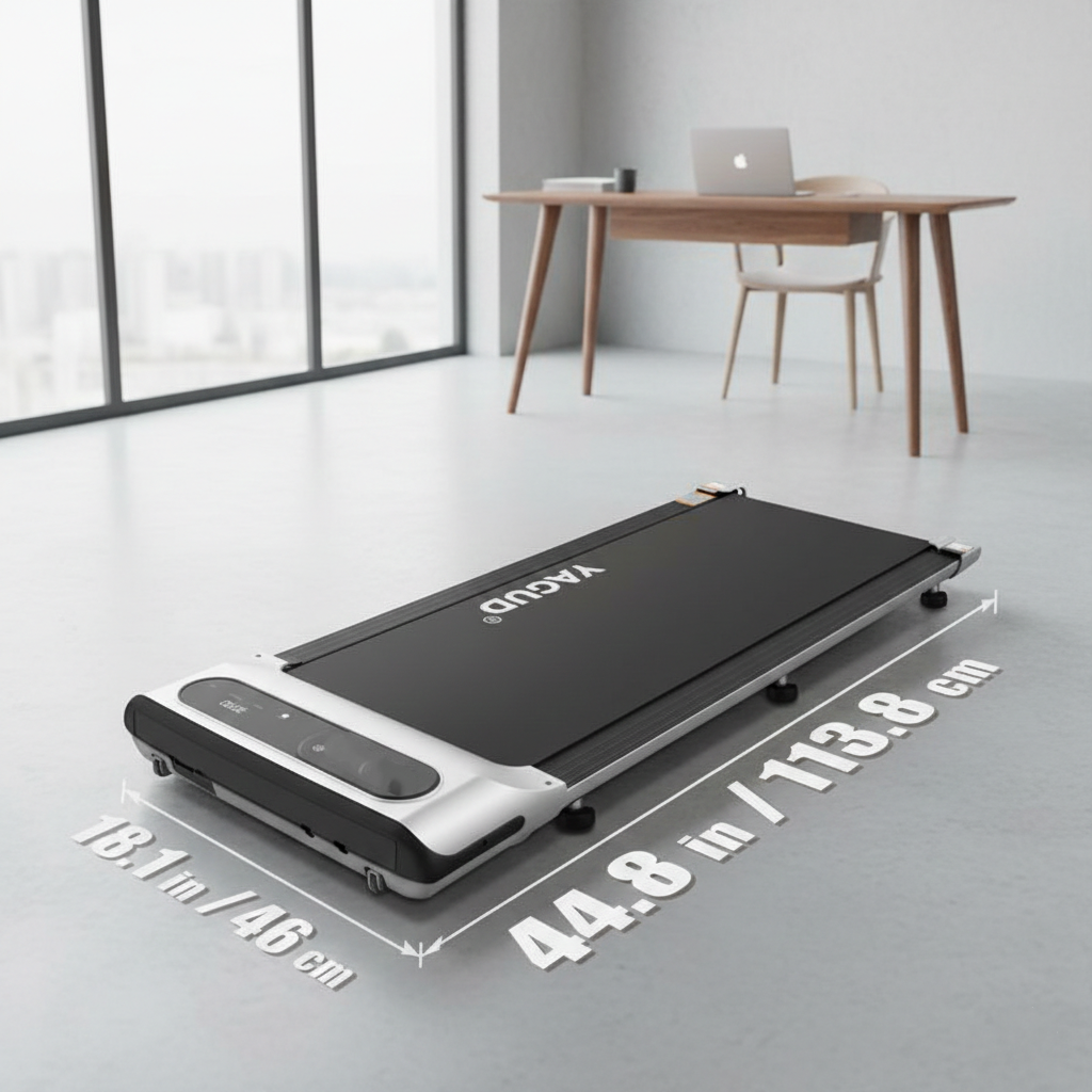 LED Display Compact Treadmill for Home