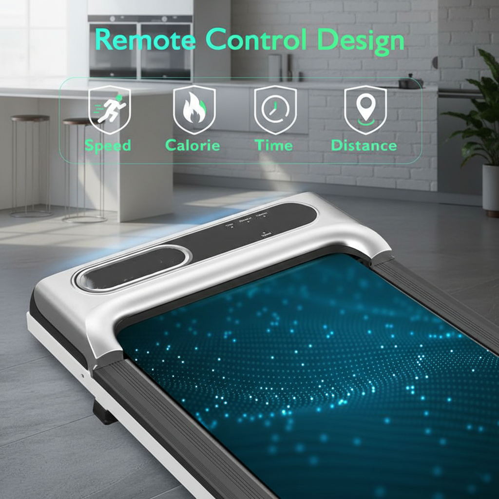 LED Display Compact Treadmill for Home