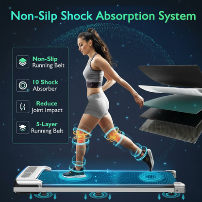 LED Display Compact Treadmill for Home