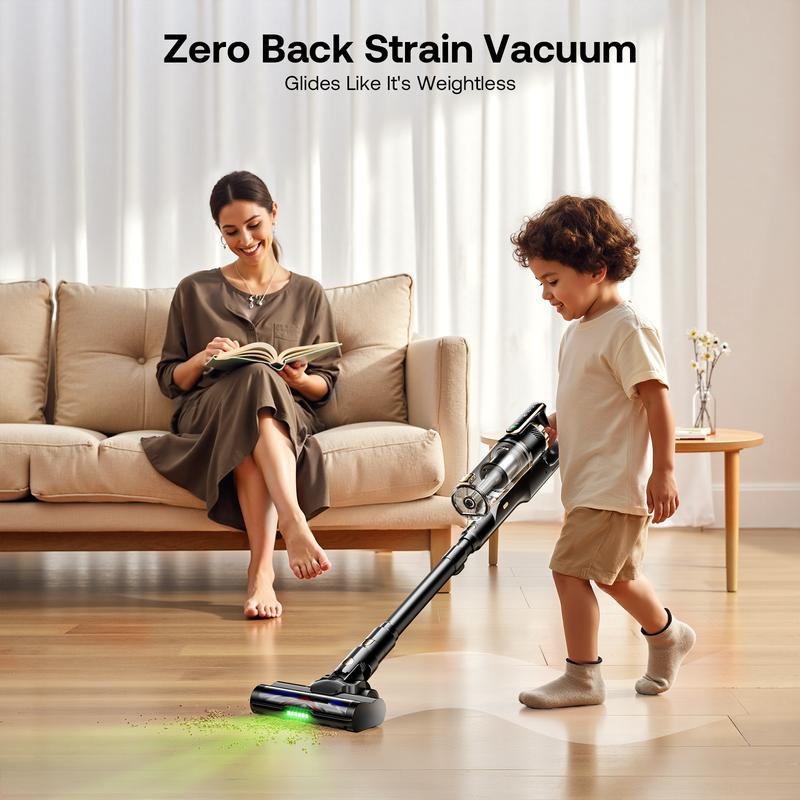 Powerful 8-in-1 Self-Standing Cordless Stick Vacuum