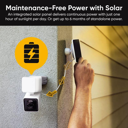Solar 2K Wireless PTZ Security Camera Outdoor