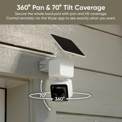 Solar 2K Wireless PTZ Security Camera Outdoor
