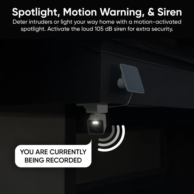 Solar 2K Wireless PTZ Security Camera Outdoor